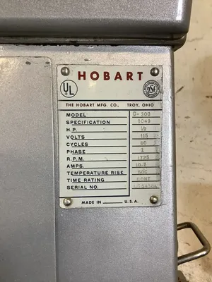 USED Hobart D-300