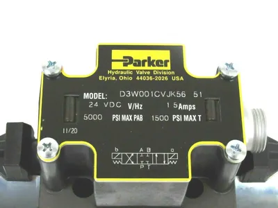 NEW PARKER D3W001CVJK56 HYDRAULIC SOLENOID VALVE