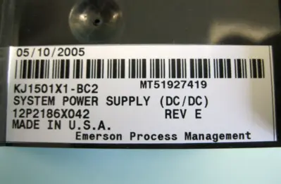 USED Emerson KJ1501X1-BC2