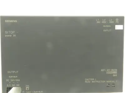 Siemens 6EP1437-2BA00 24VDC Power Supply 400-500VAC 3Ph