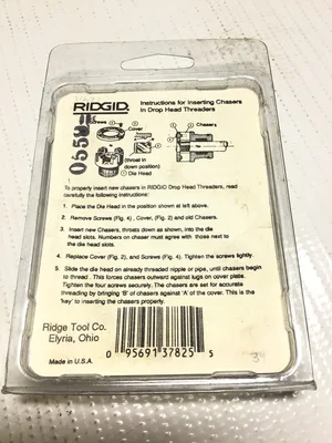 Ridgid 37825 12-R Alloy Pipe Dies 1/2″ NPT 14 TPI-RH