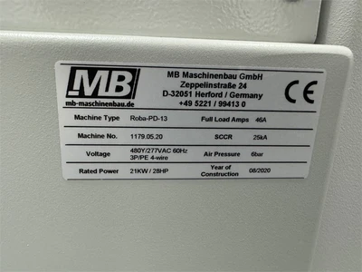 USED 2020 MB ROBA-PD-13