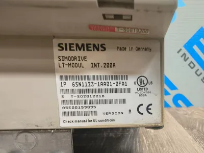 Used SIEMENS 6SN1123-1AA01-0FA1 Servo Drives South Carolina US | ESS Industrial Equipment Sales #1426145