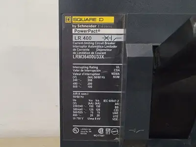 USED SQUARE D LRM36400U33X