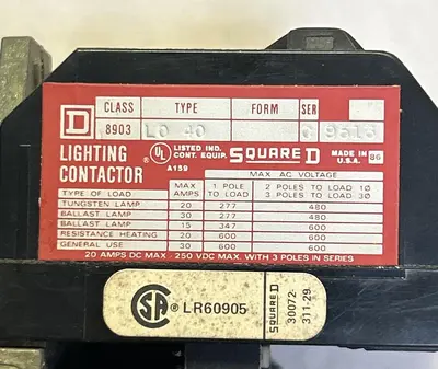 USED SQUARE D 8903L040