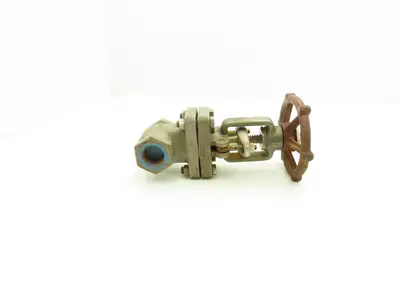 Ladish 1001-339 Gate Valve 1 NPT Class 150 275PSI Stainless Steel Rising Stem