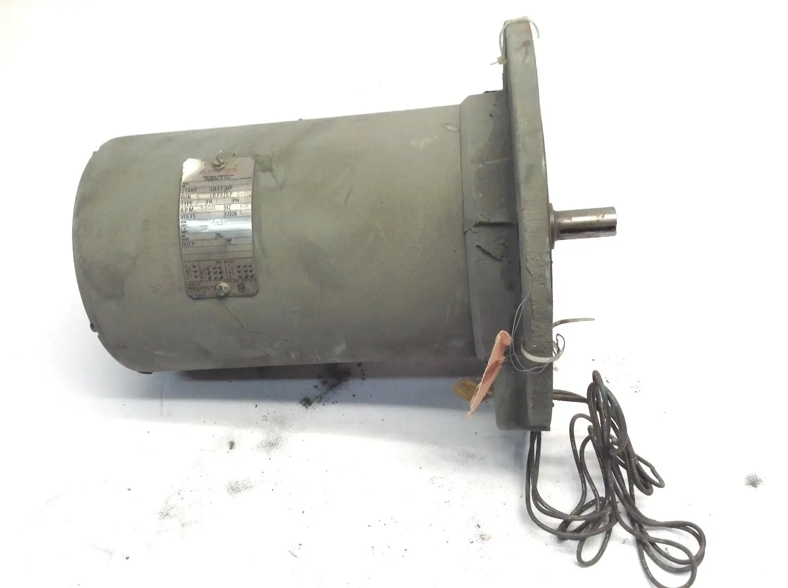 USED LIMITORQUE 3400 RPM 3 PH 550V 15 MIN ACTUATOR MOTOR 3.3HP