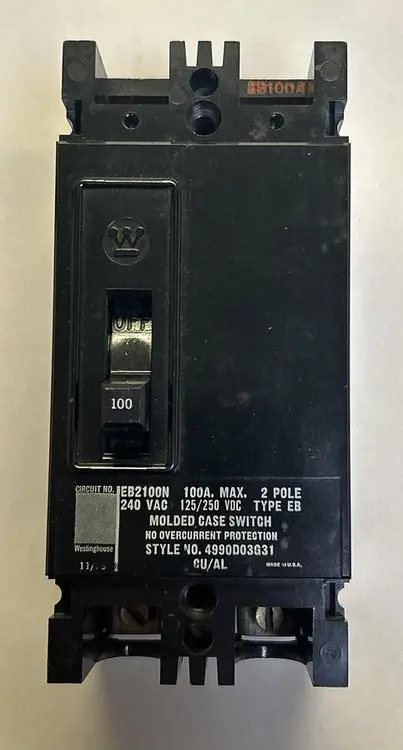 Used WESTINGHOUSE EB2100N Miscellaneous Equipment (Electrical & Power) Ohio US | Surplus Asset Holdings #1242832