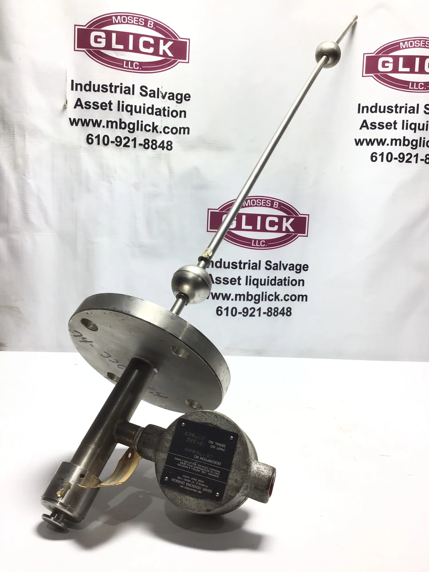 Gems LS-70600 Magnetic Float Level Sensor