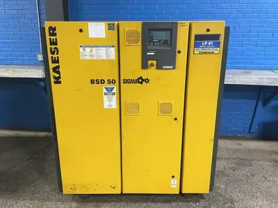Used 2011 KAESER BSD 50 Rotary Screw & Sliding Vane Air Compressors Ohio US | HGR 24 #1704950