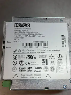 Phoenix Contact 2866776 Quint-PS/1AC/24DC/20 Power Supply Unit (1.5.1)