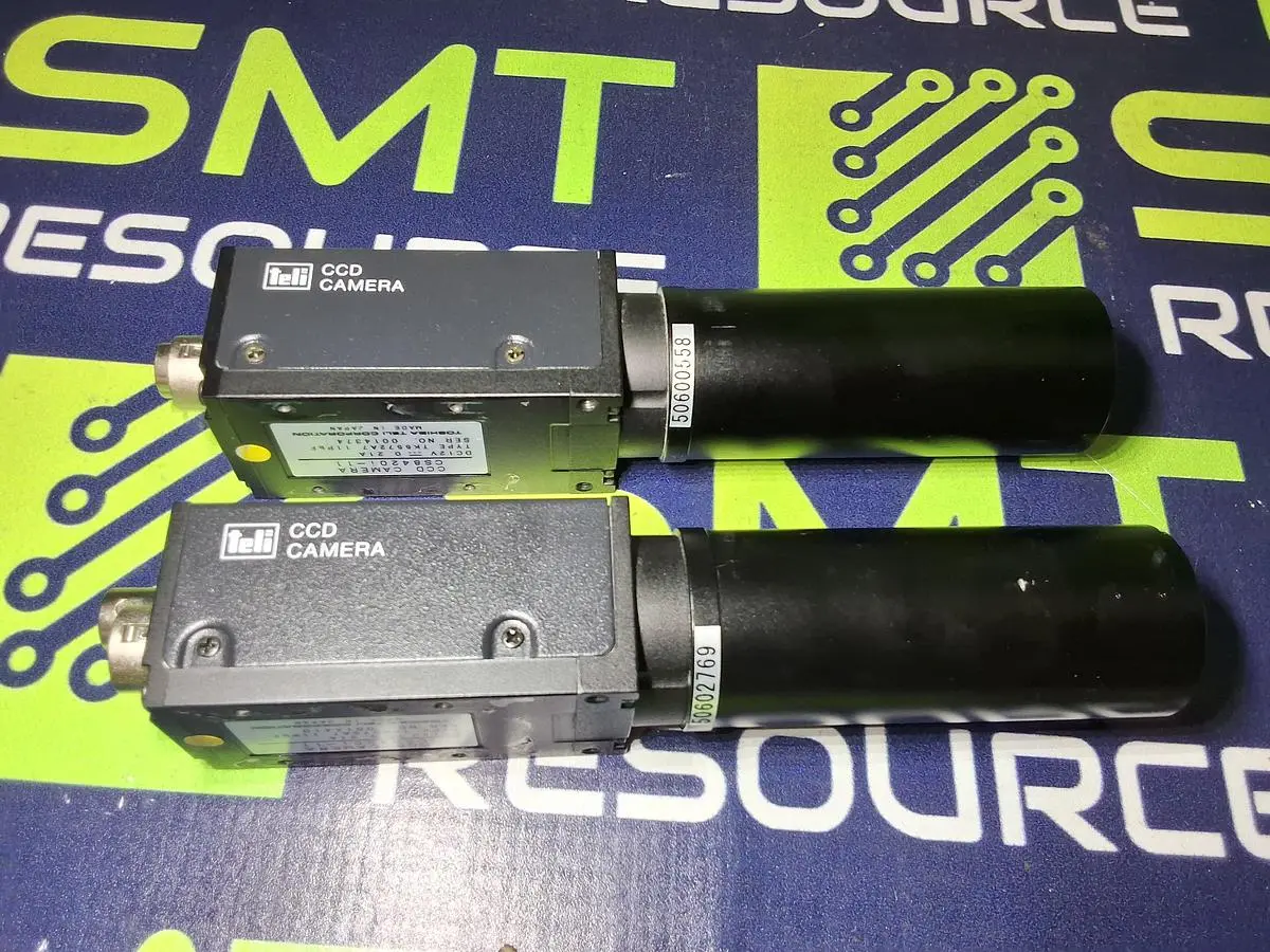 TOSHIBA CCD CAMERA CS8420i-11 WITH LENS - LOT OF 2 -