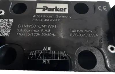 NEW PARKER DIVW001CNYW91 SOLENOID VALVE 110-115/120V 50/60HZ