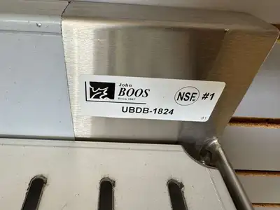 New | in-Stock John Boos New John Boos UBDB-1824 Freestanding Underbar Drainboard w/ 3" Backsplash Underbar Equipment Illinois US | Falcon Restaurant Supply #1373770