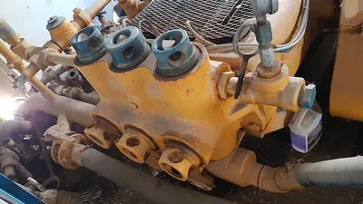 USED GARDNER DENVER PA-8, 4 1/2 X 8 TRIPLEX MUD PUMP