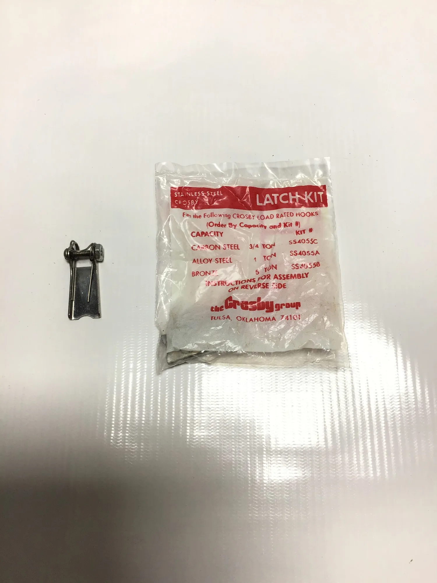 Crosby-Laughlin Stainless Steel Latch Kit (Lot of 46pcs)