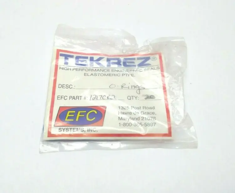 Used TEKREZ O-RINGS HIGH PERFORMANCE ENGINEERED SEALS PKG OF 1 Seals & Gaskets | Maverick Industrial Sales #1110348