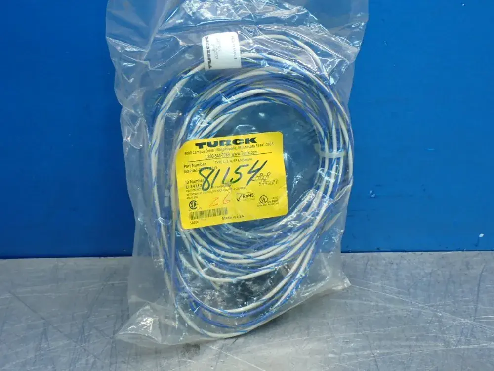 New | in-Stock TURCK RKFP4614M/CS12215 Disconnects Ohio US | HGR 24 #1006703