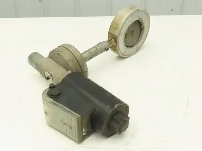 Krom Schroder MB 7NQ3  4" Wafer Butterfly Valve w/Solenoid Actuator 120VAC DN100
