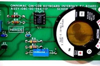 NEW OMNIMAC 08C-50-944-117 KEYBOARD INTERFACE BOARD 08C50944117