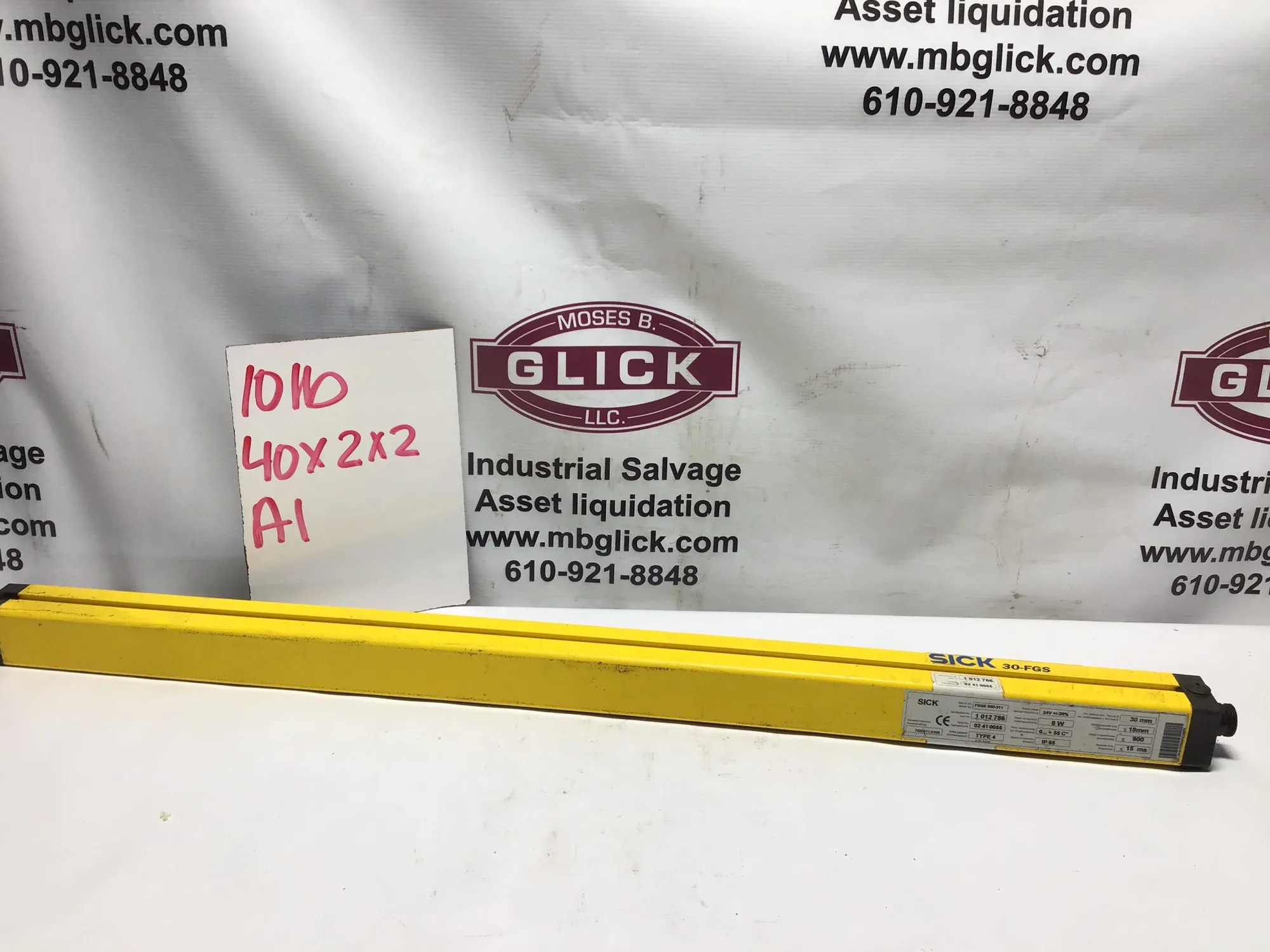SICK 30-FGS SAFETY LIGHT CURTAIN