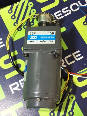 ZD 2IK6RGN-A SPEED CONTROL MOTOR WITH GEAR HEAD 2GN15K