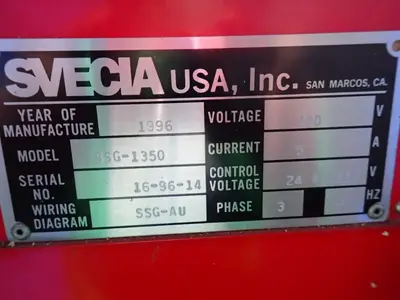 USED 1996 SVECIA SSG1350