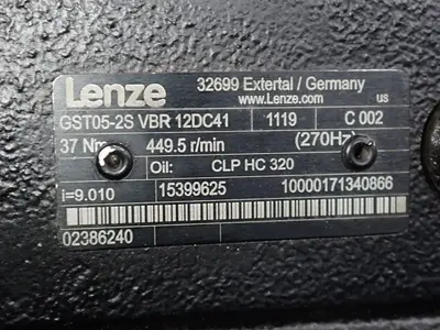 USED LENZE GST052S VBR 12DC41