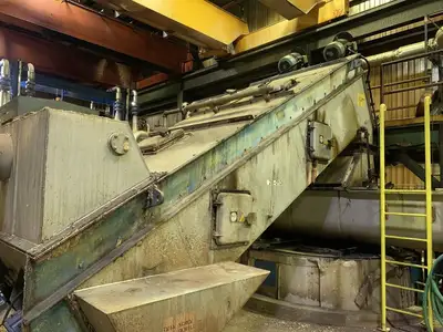 Twin Screw Feeder Conveyor Chip Drainer