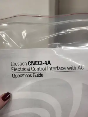 Crestron CNECI-4A Electrical Control Interface with AC Operations Guide