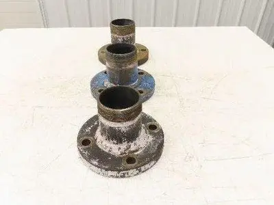 Weldbend 3" Butt Weld Flange x 3" NPT Pipe Nipple 5"Height #150  Lot of 3