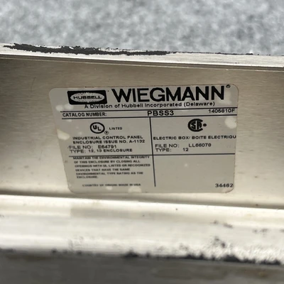 Used WEIGMANN PBSS3 Enclosures California US | Davliegogo LLC #1706260