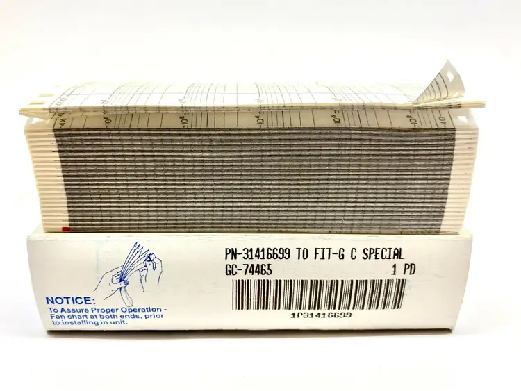 New | in-Stock Graphic Controls Strip Chart Paper 31416699 Miscellaneous Printing & Paper Equipment Michigan US | Maverick Industrial Sales #1397669