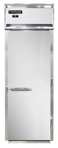 Continental D1RINE 35 1/4" One Section Roll In Refrigerator, (1) Right Hinge Solid Door, Top Compressor, 115v