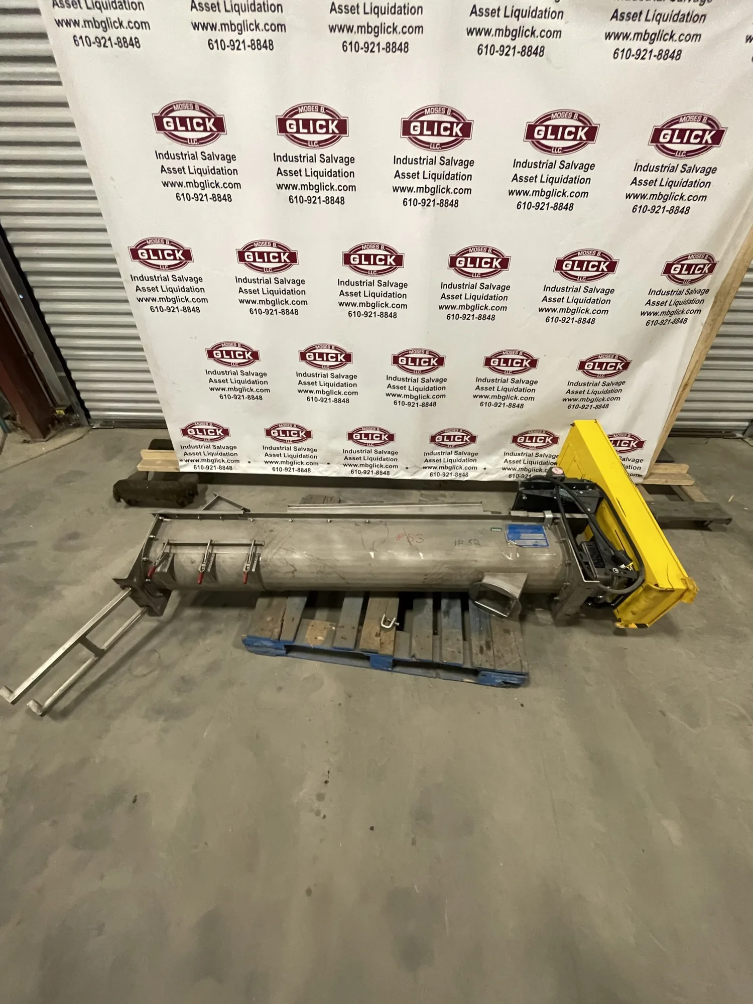 Continental 10” Stainless Steel Auger / Screw Conveyor 216165 230/460 3PH