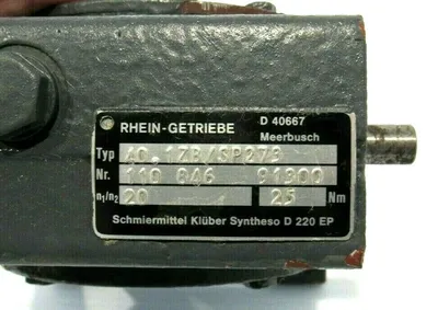 NEW RHEIN GETRIEBE 40.1ZB /SP273 GEAR BOX 110 846 91300 401ZBSP273