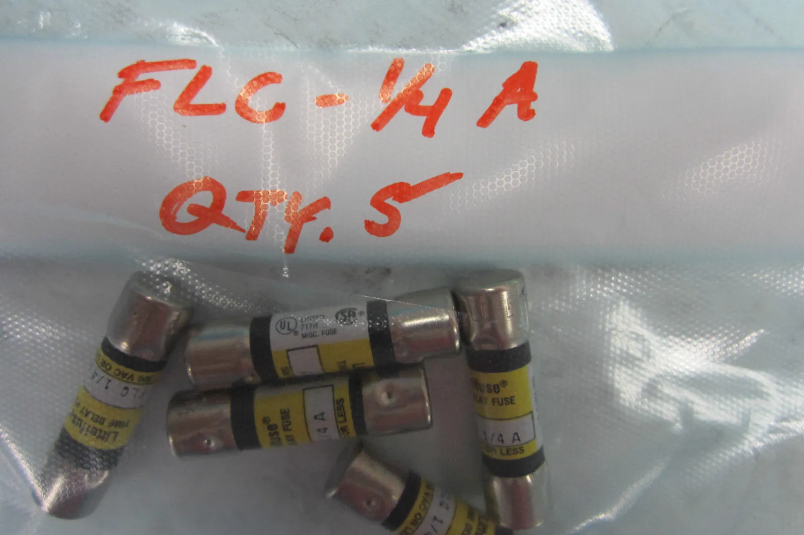 5 NEW LITTELFUSE FLC-1/4A FUSE