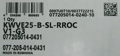 NEW INA KWVE25-B-SL-RROC-V1-G3 LINEAR CARRIAGE KWVE25BSLRROCV1G3