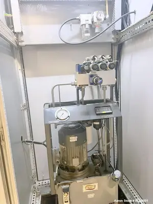 Used Glatt CM 400 Stainless Steel Column Bin Blender | 500L, 300L & 100L Bins | 2016 | HMI Controlled | 480V
