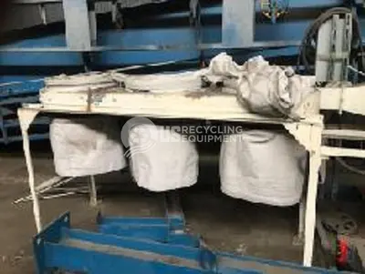 USED VECOPLAN RG70-200K SINGLE SHAFT SHREDDER WITH CONVEYOR