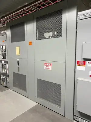 LV Double-Ended Unit Substation - 2 x 2000/3000kVA, 13.8kV Transformers w/ 600V MAGNUM DS Switchgear