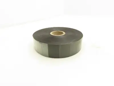 1"x 1000' Hot Stamp Ribbon Coding Foil Black  Lot of 10 Rolls