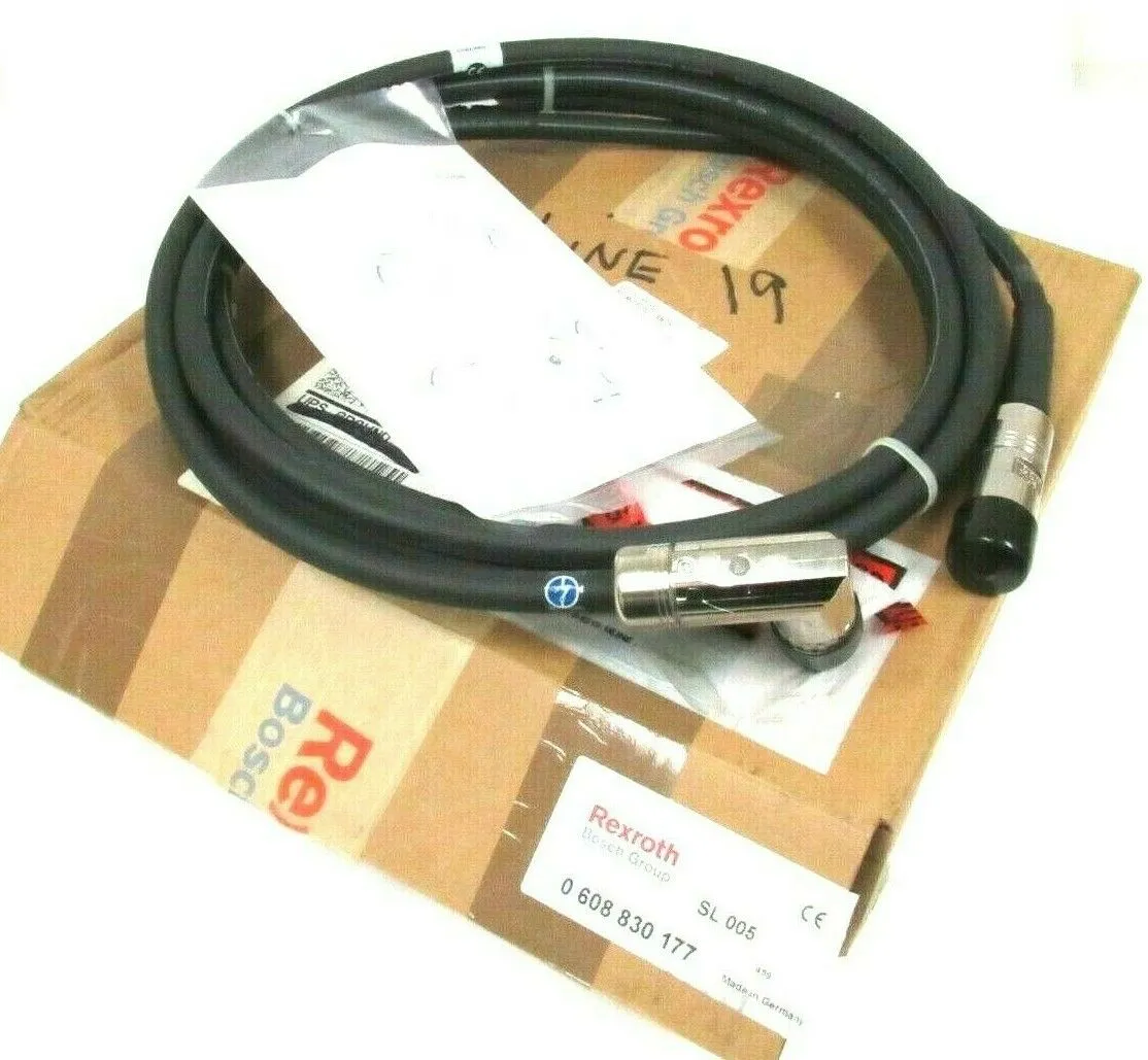 NEW BOSCH REXROTH 0-608-830-177 CONNECTING CABLE FOR SPINDLE SL005 0608830177