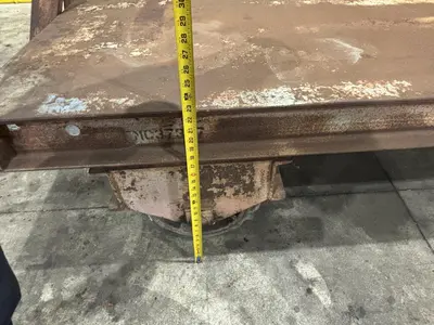 20,000 LBS (10 TON) x 120" x 60" STEEL WITH HARD TIRE TRANSFER CART CAR: STOCK #23237