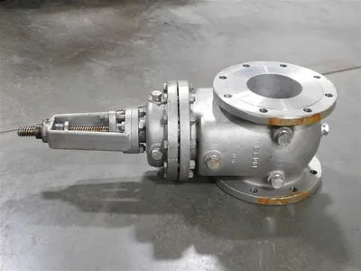 6" Aloyco Stainless Steel Gate Valve Class 150 CF8M Rising Stem No Handle Used