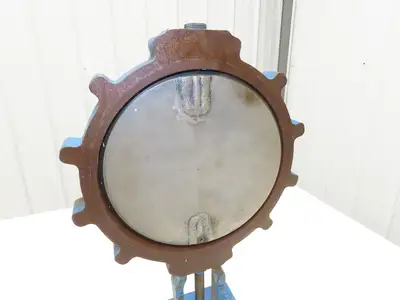 Mosser W10D 10" Wafer Style Steel Butterfly Valve Stainless Disc
