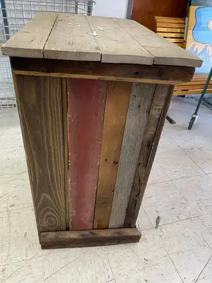 Used Falcon Restaurant Supply Used Rustic Reclaimed Look Waiter/POS Stand Restaurant Equipment (Miscellaneous) Illinois US | Falcon Restaurant Supply #1376230
