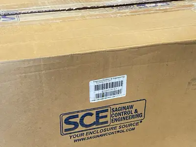 New | in-Stock Saginaw Control & Engineering Wall Mount Enclosure 30"x24"x12" Electrical Boxes Michigan US | Maverick Industrial Sales #1390827
