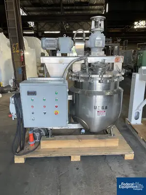 USED JC Pardo 250 Liter JC Pardo Triple Motion Kettle, 316 S/S, 20/100#