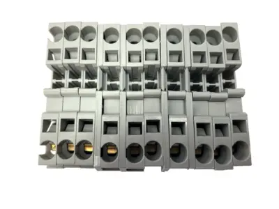 USED PHOENIX CONTACT FEED THROUGH TERMINAL BLOCK 3031445 LOT OF 10